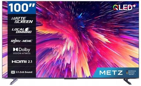 Telewizor QLED Metz 100MQE8500Z 100 cali 4K UHD - zdjęcie 2