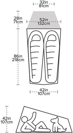 Big Agnes Ultralekki Namiot Fly Creek Hv Ul2 Solution Dye Beżowy 2 Os - zdjęcie 2