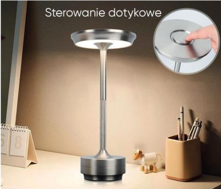 Lampa stołowa 2.5W 250lm CCT LED LINE CAMELIA 4Ah srebrna - zdjęcie 3
