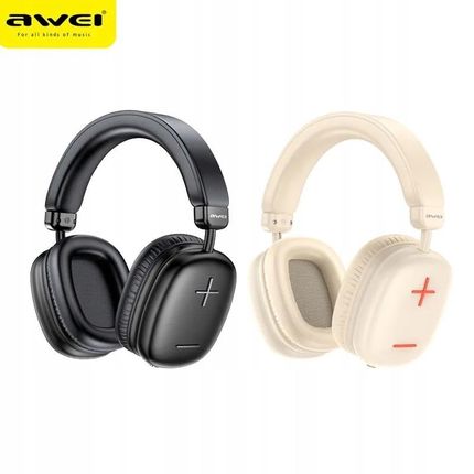 Awei Bluetooth5.3 Beżowe (AT6) - zdjęcie 2