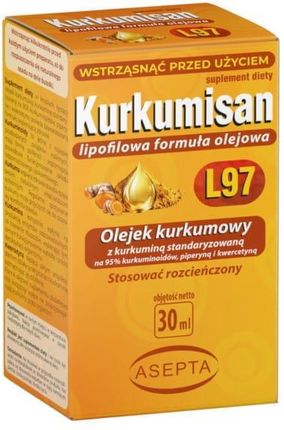 Asepta Kurkumisan L97 Olejek Kurkumowy Z Piperyną I Kwercetyną 30ml - zdjęcie 2