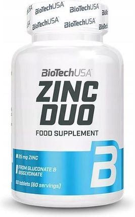 BioTech Zinc Duo - 60tab. Cynk - zdjęcie 3