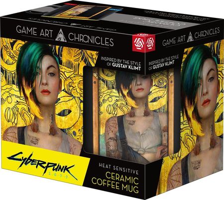 Good Loot Kubek termoaktywny Cyberpunk 2077 Judy&Gustav 450ml - zdjęcie 4