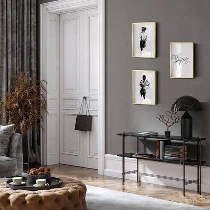 Knor ramka na zdjęcia 50x70 cm złota, zestaw 2 ramek na plakaty - zdjęcie 2