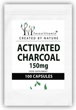 Forest Vitamin WĘGIEL KOKOSOWY 100 kapsułek AKTYWNY Aktywowany - zdjęcie 4