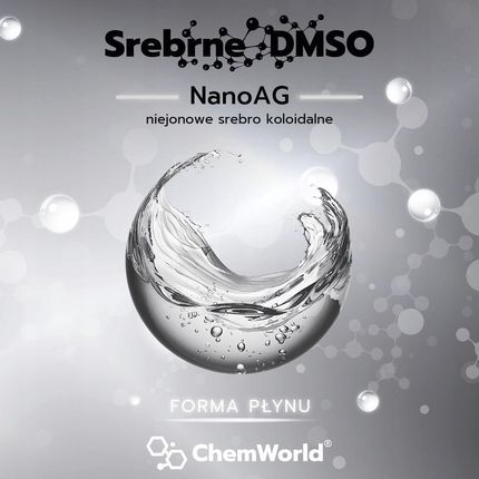 ChemWorld Srebrne DMSO 70% DMSO + Srebro Koloidalne Płyn butelka 500 ml - zdjęcie 2