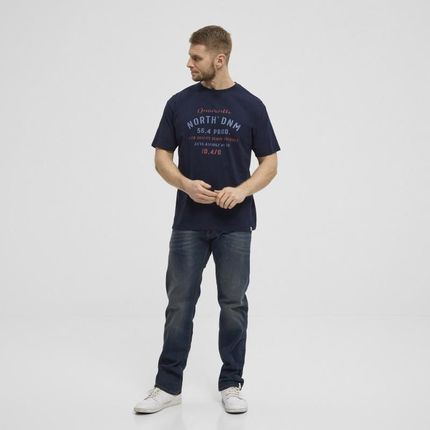 T-shirt granatowy NORTH 56 Denim - zdjęcie 3