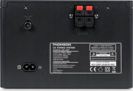 Thomson MIC123BT - mikrowieża z Bluetooth, CD, USB, FM - zdjęcie 4