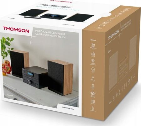 Thomson MIC123BT - mikrowieża z Bluetooth, CD, USB, FM - zdjęcie 2