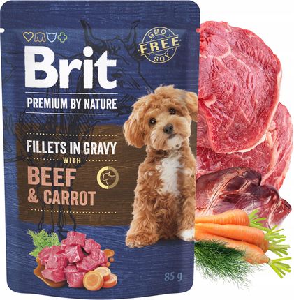 Brit Premium By Nature Dog Fillets In Gravy Mix Smaków 12x85g - zdjęcie 5
