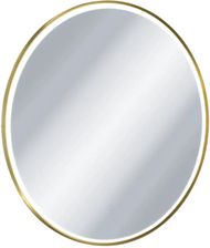 Zdjęcie Excellent CORIDO Lustro okrągłe 100 LED w ramie aluminiowej Złoto szczotkowane DOEX.CO100.GB - Lubin