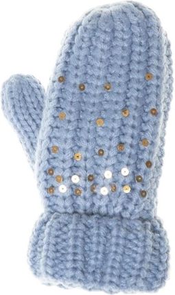 Rockahula Kids Rękawiczki Zimowe Dla Dziewczynki Shimmer Sequin Blue 3-6 Lat - zdjęcie 2