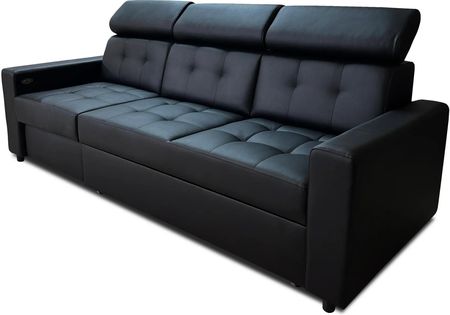 Sofa Tulum I 230 cm, funkcja spania, skóra naturalna - zdjęcie 3