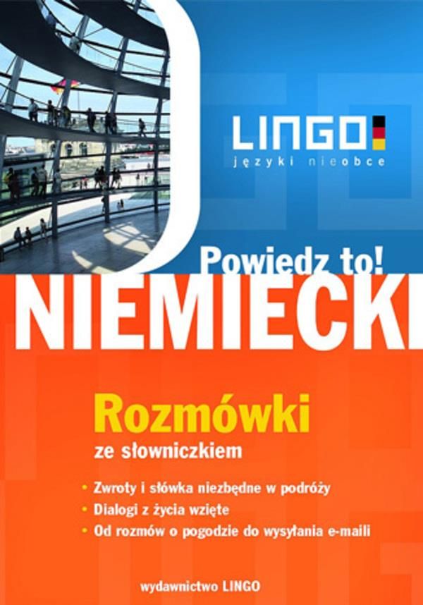 Niemiecki Rozmówki Powiedz to eBook Ceny i opinie Ceneo pl