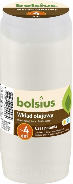 Zdjęcie Bolsius Memento 1szt. Wkład Olejowy Nr5- Biały /584 - Nowogard