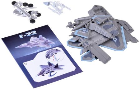 Jokomisiada Zestaw Klocków Samolot Odrzutowiec Model F-22 1:100 - zdjęcie 3