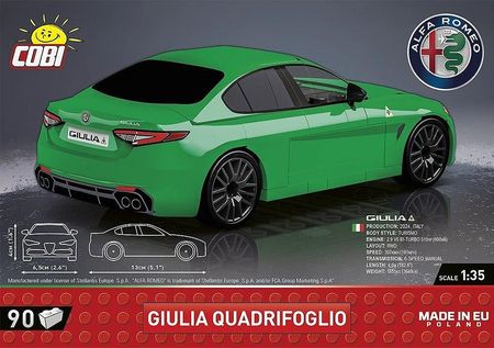 COBI Action Town Giulia Quadrifoglio (COBI-24605) - zdjęcie 3