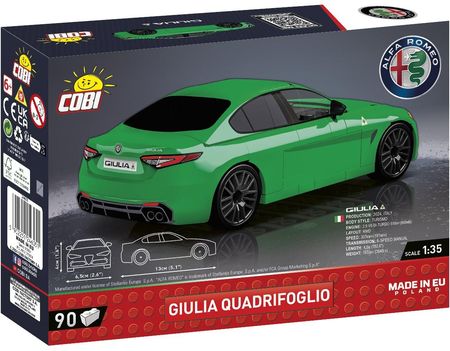 COBI Action Town Giulia Quadrifoglio (COBI-24605) - zdjęcie 2