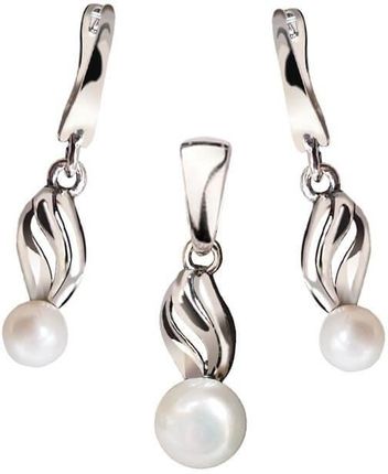 Polcarat Design Srebrne kolczyki z perłami K 2058 (K2058) - zdjęcie 2