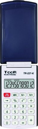Toor Electronic Kalkulator Kieszonkowy 12-Pozycyjny Z Klapką (TR277K) - zdjęcie 3