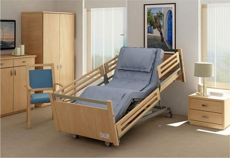 Reha-Bed Łóżko Rehabilitacyjne Leo S Z Dzielonymi Barierkami (LEO-L01-5-S) - zdjęcie 6