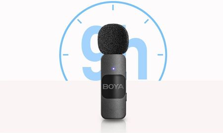 BOYA BY-V2 Bezprzewodowy mikrofon - zdjęcie 4