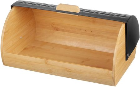 CHLEBAK BAMBUSOWY Z NOŻEM DO PIECZYWA 2773 CZARNY - zdjęcie 2