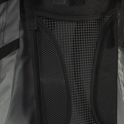 vidaXL Plecak Turystyczny Szary 80L Tkanina Oxford - zdjęcie 2