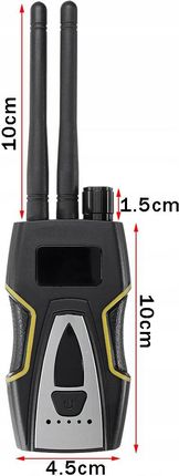 Wykrywacz Lokalizator Gps Kamer Podsłuchów Mking 2 Antenowy (MK8000) - zdjęcie 2