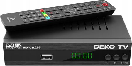 Tuner Dekoder DVBT2 DekoTV PRO2 Telewizji Naziemnej DVB-T2 HEVC H.265 DEKO - zdjęcie 6