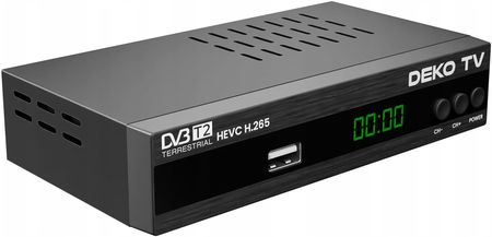 Tuner Dekoder DVBT2 DekoTV PRO2 Telewizji Naziemnej DVB-T2 HEVC H.265 DEKO - zdjęcie 4