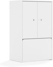 Entelo Regał Blox Base 70 3P 2F2 ze skrzynią 706x466x813 korpus biały/2x front biały