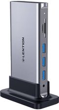 Zdjęcie Lention stacja dokująca AV USB-C (68824) - Żywiec