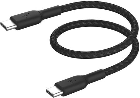 Belkin BoostCharge USB-C - USB-C PD 60W 15cm oplot Czarny - zdjęcie 4