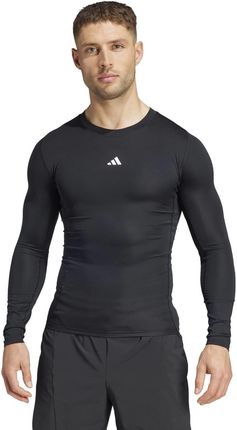 Longsleeve treningowy męski adidas TECHFIT czarny JE6702 - zdjęcie 4