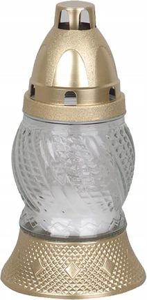 Zniczplast Zestaw 15X Znicz Szklany Na Wkład 8H Całoroczny Grób 16cm - zdjęcie 2