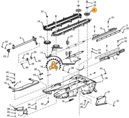 Fhu Ozdowski Koło Łańcuchowe Przystawki Do Kukurydzy New Holland 11 Zębów 84977235 - zdjęcie 2