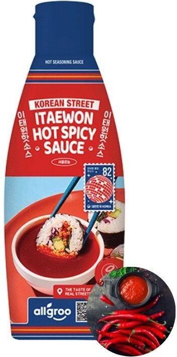 Zdjęcie Sos ostry chilli hot Itaewon koreański dip marynata do kanapek dań wege 260ml - Brańsk