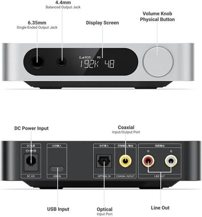 FiiO K11 R2R (Srebrny) - DAC/AMP - zdjęcie 3