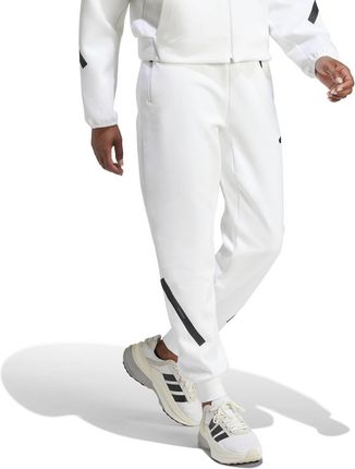 Spodnie dresowe damskie adidas Z.N.E. białe JE7843 - zdjęcie 2