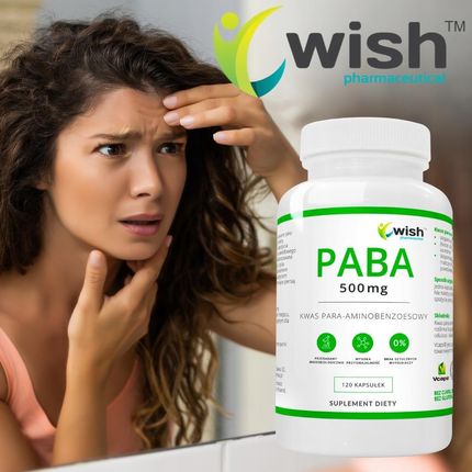PABA 500mg ELIKSIR MŁODOŚCI 120 kapsułek Wish - zdjęcie 2