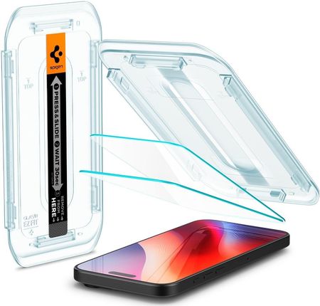 Spigen GLAS.TR ”EZ FIT” 2-pak do Apple iPhone 16 Pro Max przezroczyste - zdjęcie 2