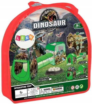 Lean Toys Plac Zabaw Dla Dzieci 3W1 Namiot Iglo Basen Dinozaury - zdjęcie 3
