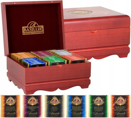 Basilur Zestaw Herbat Specialty Classics Torebki Klasyka 6 Smaków+Prezenter - zdjęcie 4
