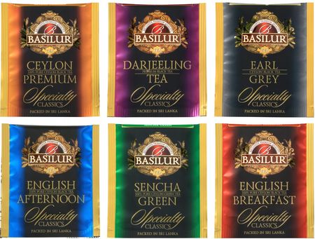Basilur Zestaw Herbat Specialty Classics Torebki Klasyka 6 Smaków+Prezenter - zdjęcie 3