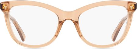 Bottega Veneta Bv1226O Triangle Stud Recycled Acetat 54mm/19mm/145mm Brązowy - zdjęcie 2