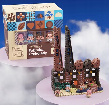 Marioinex Klocki Konstr Mini Waffle Wedel Duża Fabryka Czekolady 230El. - zdjęcie 2