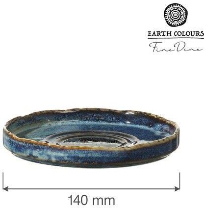 SPODEK DO FILIŻANKI EMINENCE 140 mm NIEBIESKI FINE DINE - zdjęcie 2