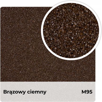 Bez Marki Tynk Mozaikowy 2x12,5kg + Grunt 3kg Ciemny Brąz M95 Brąz 6,5m2 - zdjęcie 6