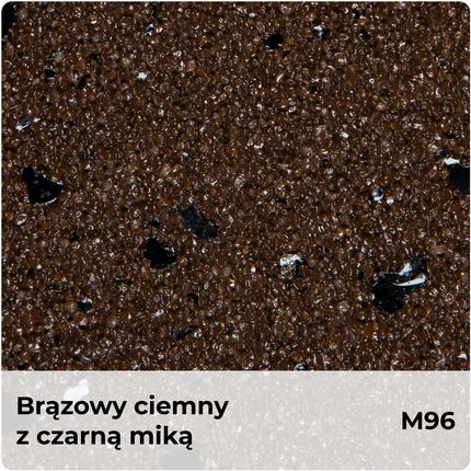 Q-Cover Tynk Mozaikowy 3x12,5kg + Grunt 3kg Ciemny Brąz/Czarna Mika M96 10m2 - zdjęcie 4
